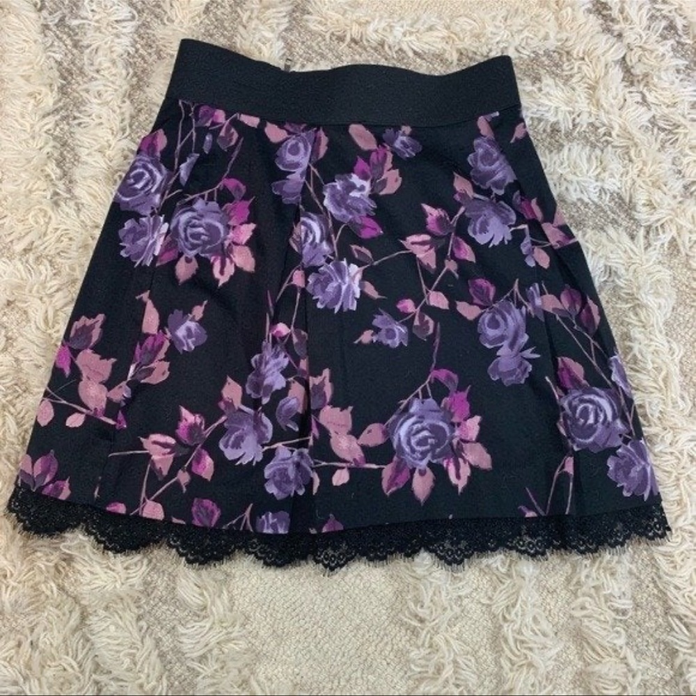 An Elle beautiful purple floral skirt!